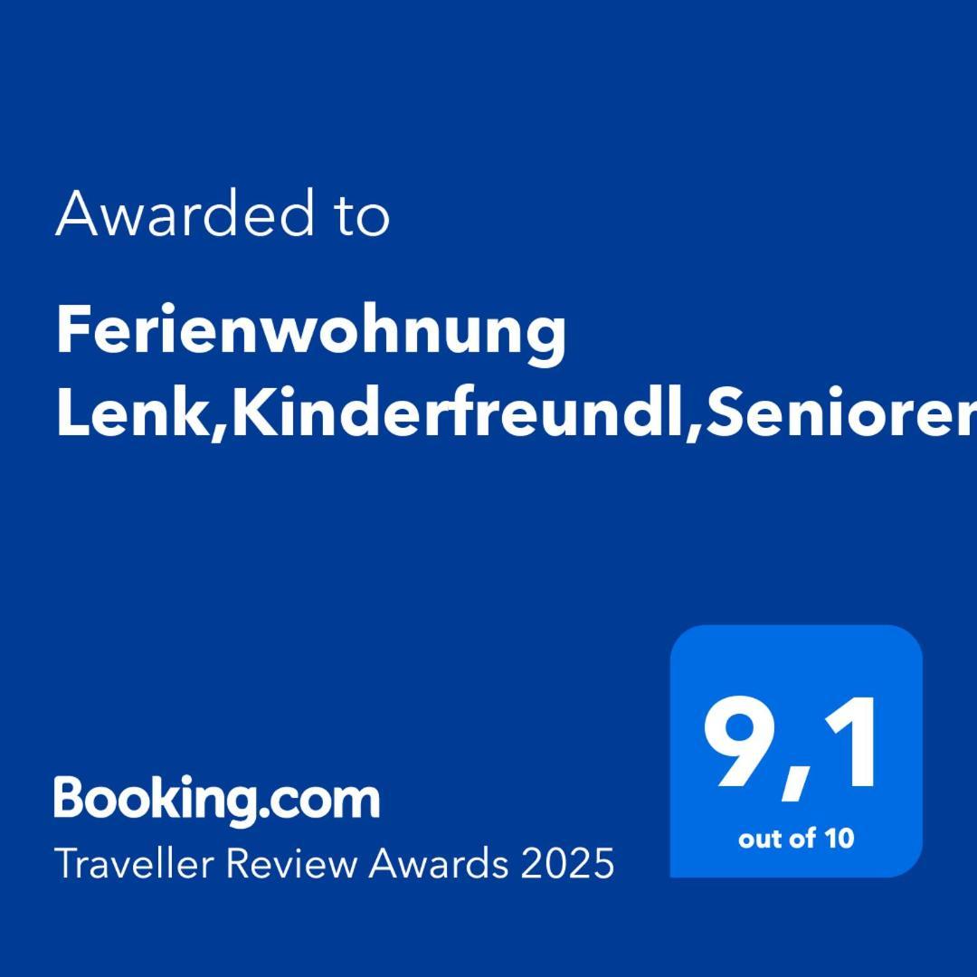 अपार्टमेंट Schweiz ,lenk Ferienwohnung,kinderfreundl,seniorenfreundlich *